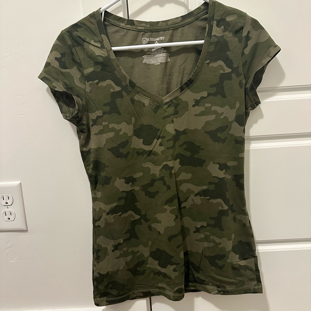 No Boundaries Camo T Shirt